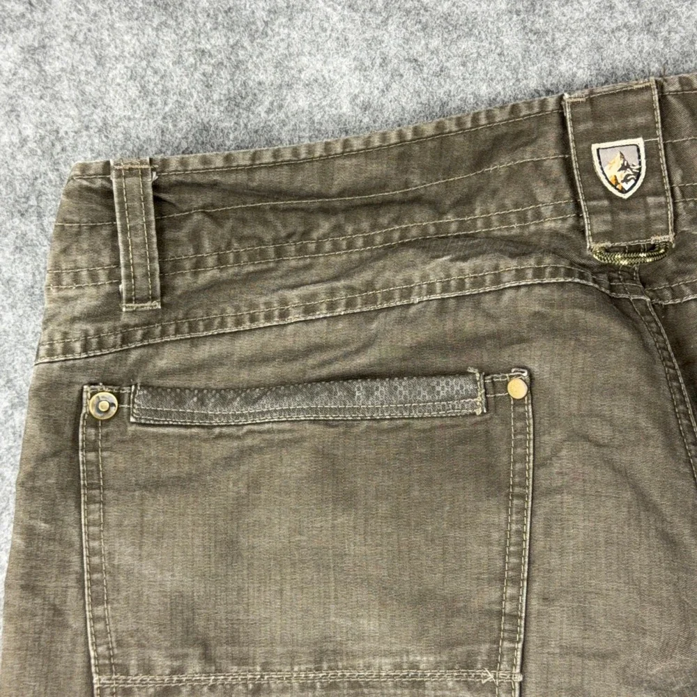 KUHL Pants Mens 38x32 Brown Crag Series Rebel Hiking Workwear Outdoor Gorpcore
